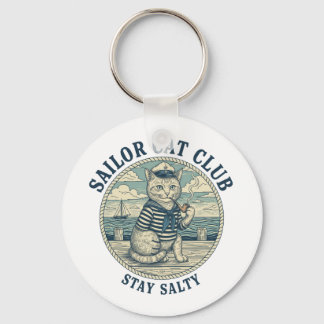 Sailor Cat Club Key Ring