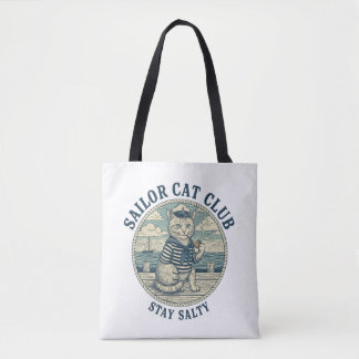 Sailor Cat Club Tote Bag