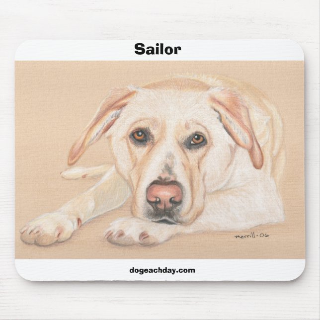 Sailor, dogeachday.com mouse pad (Front)
