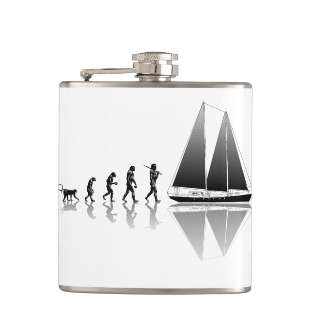 Sailor Evolution Hip Flask (Front)