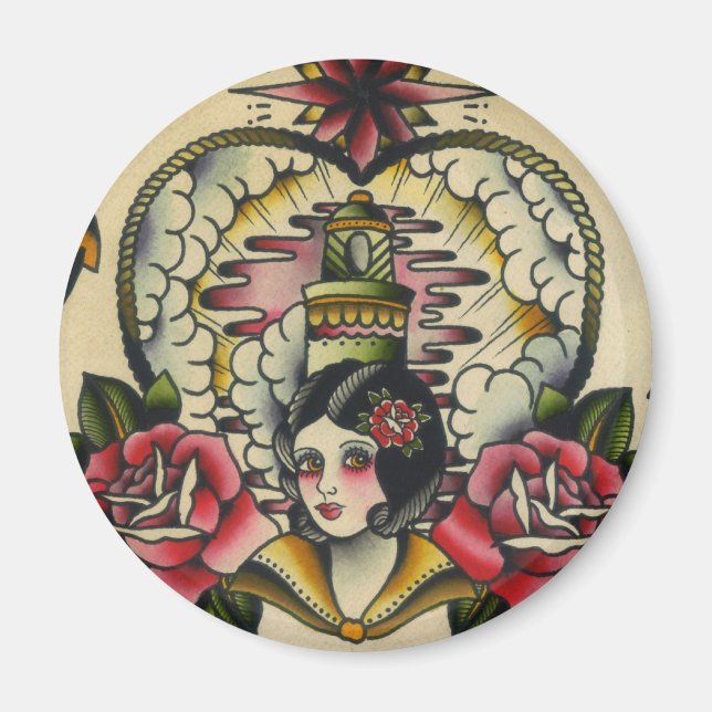 sailor girl magnet (Front)