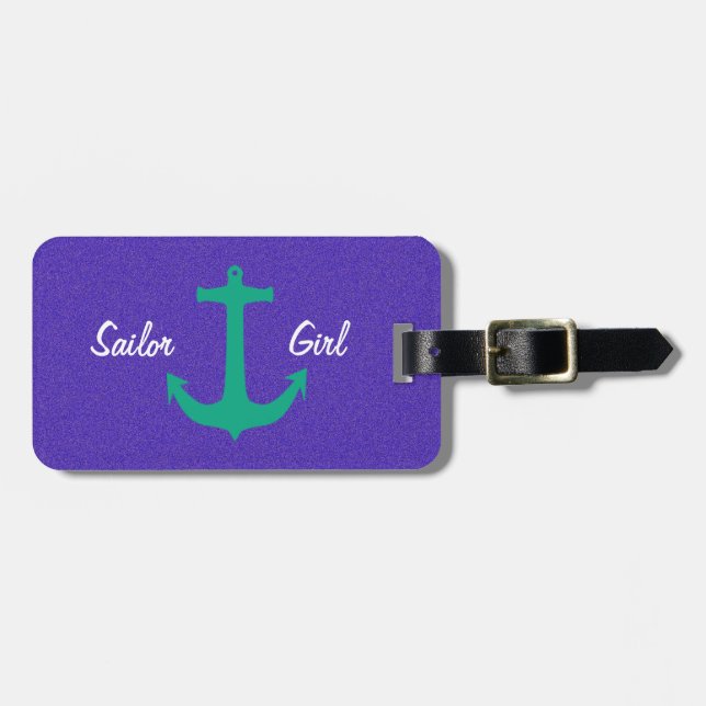 Sailor Girl Travel Tag (Front Horizontal)
