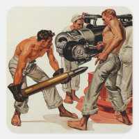 Sailor Hunks Loading the Big Gun