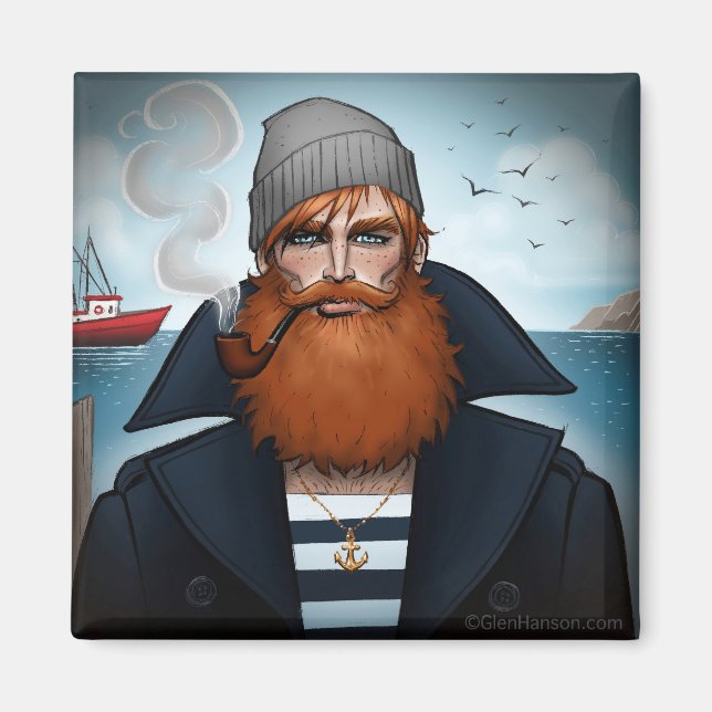 "Sailor" Magnet by Glen Hanson (Front)