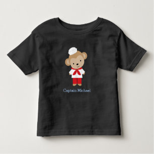 Sailor Monkey Personalised Toddler T-Shirt