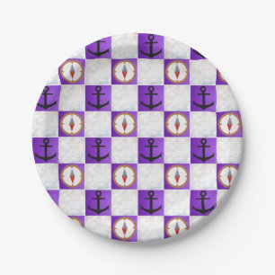Sailor Nautical Paper Plate