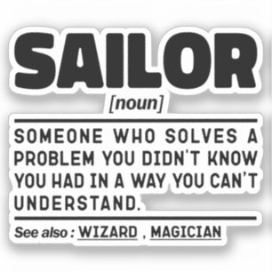 Sailor Noun Definition Seaman Crew Boating Cool