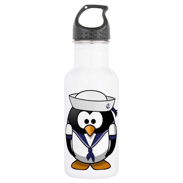 Sailor Penguin 532 Ml Water Bottle (Front)