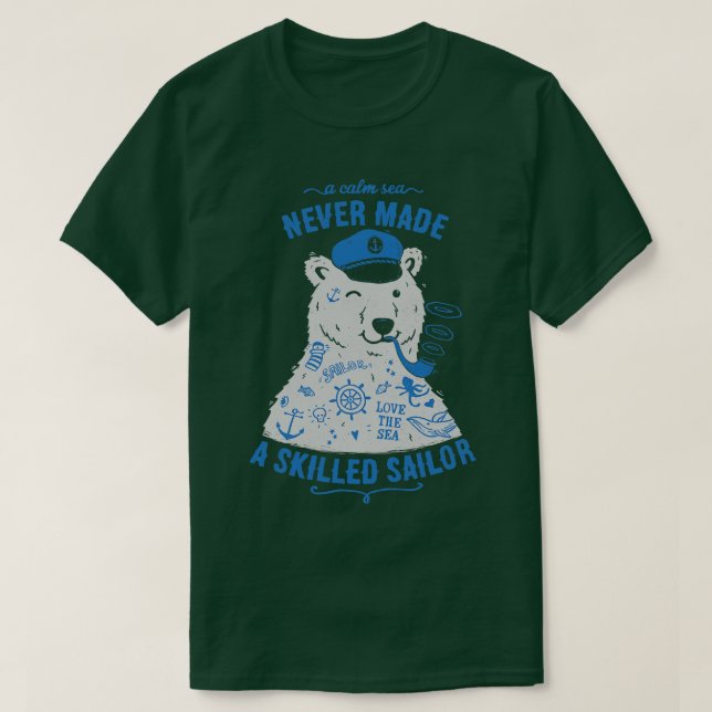 Sailor Tattooed Bear T-Shirt (Design Front)