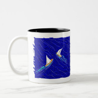Sailor to the heart Two-Tone coffee mug