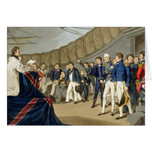Sailors at Prayer on Board Lord Nelson's Ship