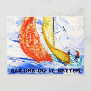 Sailors Do It Better Post Card
