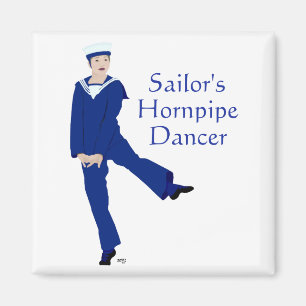 Sailors Hornpipe Dancer Magnet