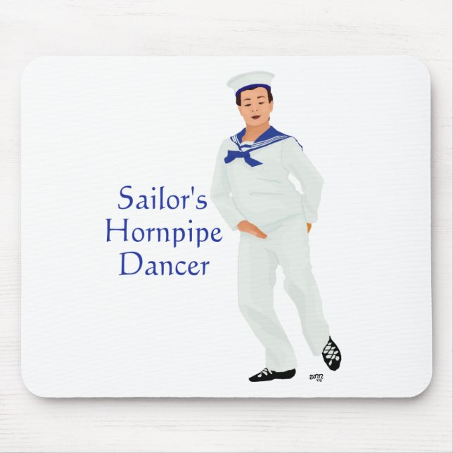 Sailors Hornpipe Highland Dancer Mouse Pad (Front)