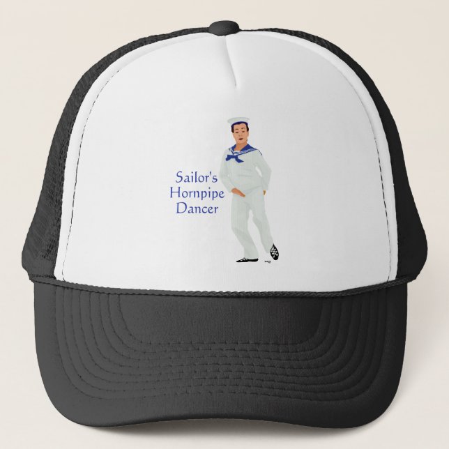 Sailors Hornpipe Highland Dancer Trucker Hat (Front)