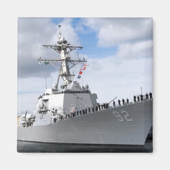 Sailors man the rails magnet (Front)