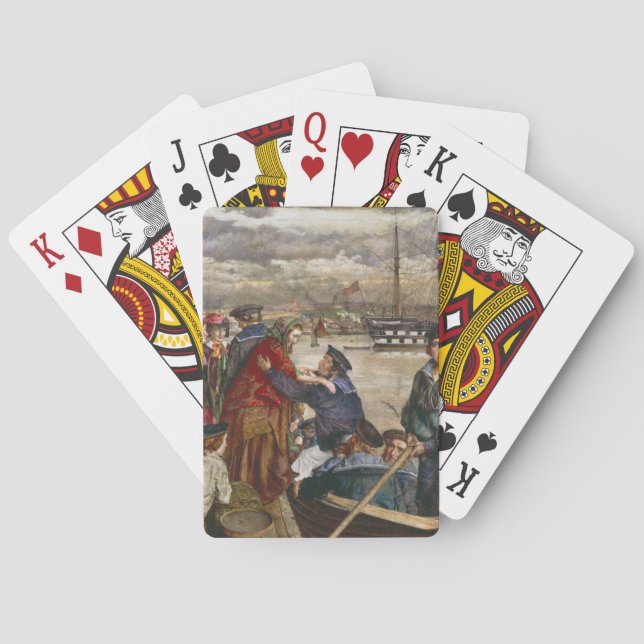  Sailors' Sweethearts and Wives (by John Lee) Playing Cards (Back)