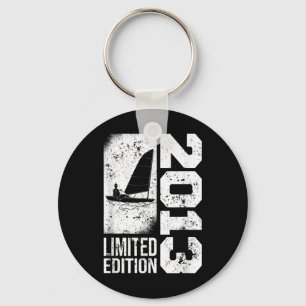 Sailors Yacht-sailboats Vintage 2013 Birthday Ding Key Ring