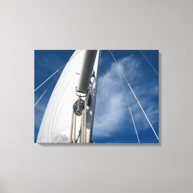 Sails and Rigging Canvas Print (Front)