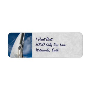 Sails and Rigging Return Address Label