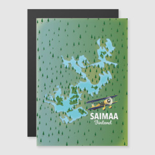 Saimaa Lake Finland map