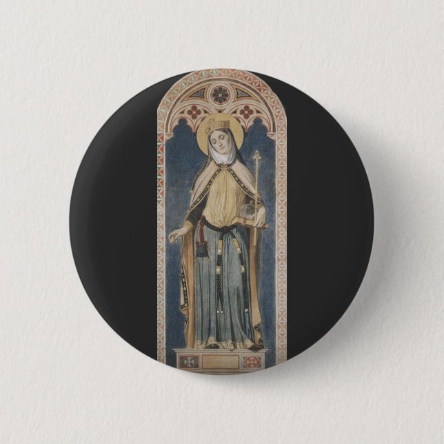 Saint Adelaide of Italy 6 Cm Round Badge (Front)
