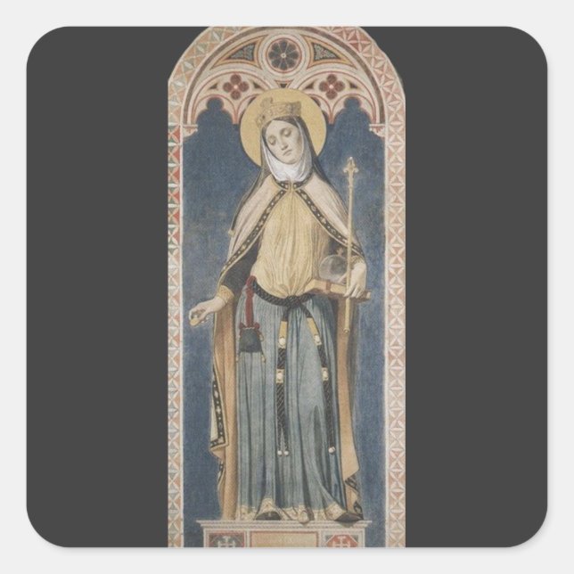 Saint Adelaide of Italy Square Sticker (Front)