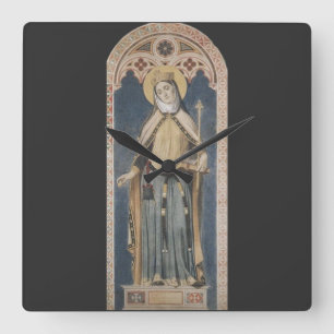 Saint Adelaide of Italy Square Wall Clock