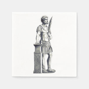 Saint Adrian Herculian Guard Napkin