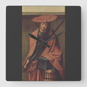 Saint Adrian the Martyr Square Wall Clock
