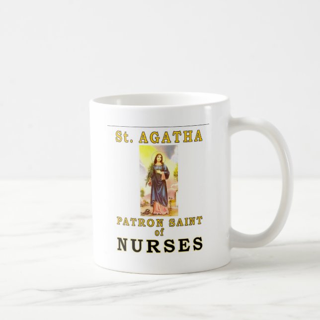 SAINT AGATHA COFFEE MUG (Right)