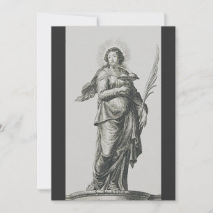 Saint Agatha of Sicily Holiday Card