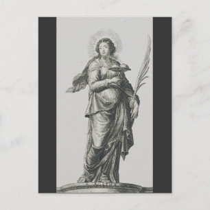 Saint Agatha of Sicily Postcard