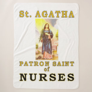 SAINT AGATHA SHERPA BLANKET