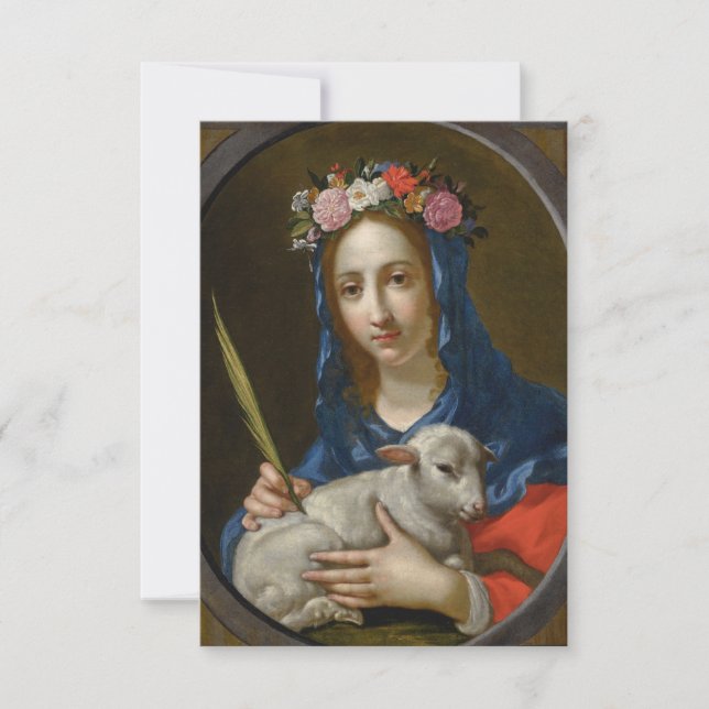 Saint Agatha with Prayer Card (Front)
