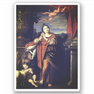 Saint Agnes by Domenichino (c. 1620)