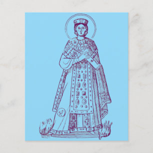 Saint Agnes of Rome greek mosaic