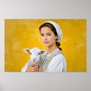 Saint Agnes of Rome: Innocence and Courage Poster
