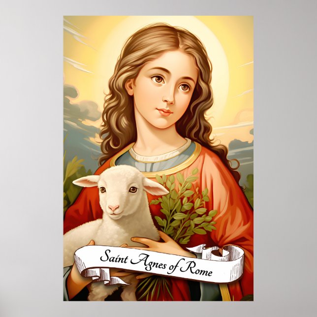 Saint Agnes of Rome Poster (Front)