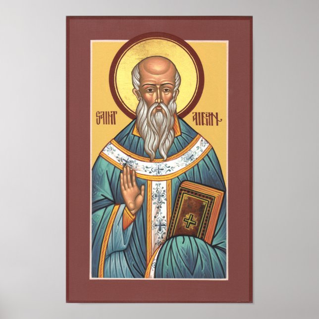 Saint Aidan Poster (Front)