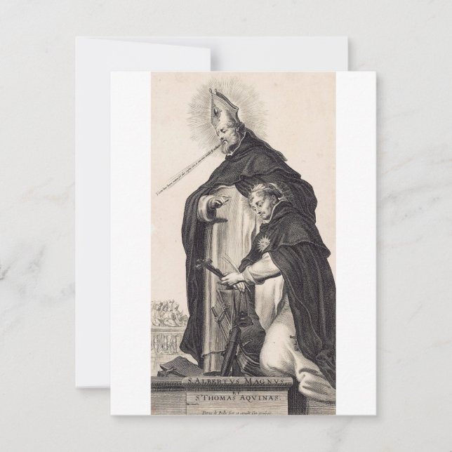Saint Albert the Great and saint Thomas Aquinas (Front)
