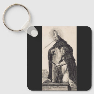 Saint Albert the Great and saint Thomas Aquinas Key Ring