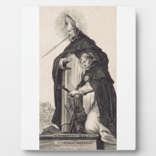 Saint Albert the Great and saint Thomas Aquinas Plaque