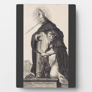 Saint Albert the Great and saint Thomas Aquinas Plaque