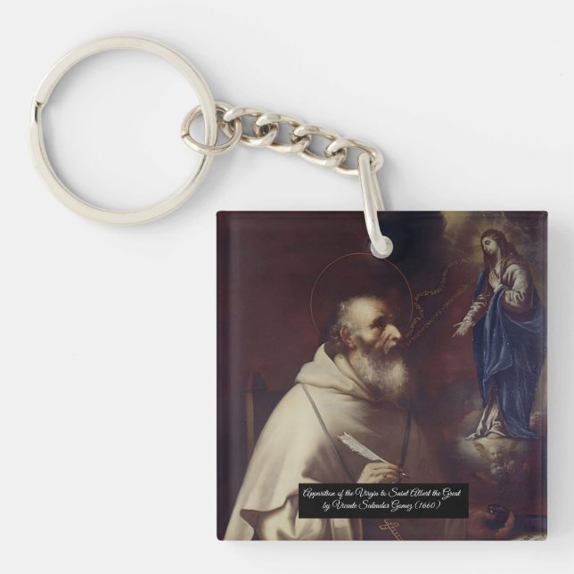 Saint Albert the Great Key Ring (Front)
