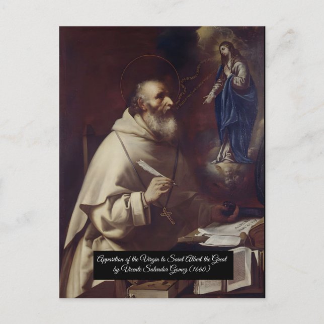 Saint Albert the Great Postcard (Front)
