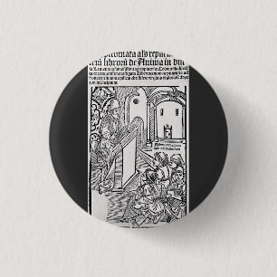 Saint Albertus Magnus Doctor of the Church 3 Cm Round Badge