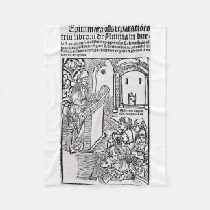Saint Albertus Magnus Doctor of the Church Fleece Blanket