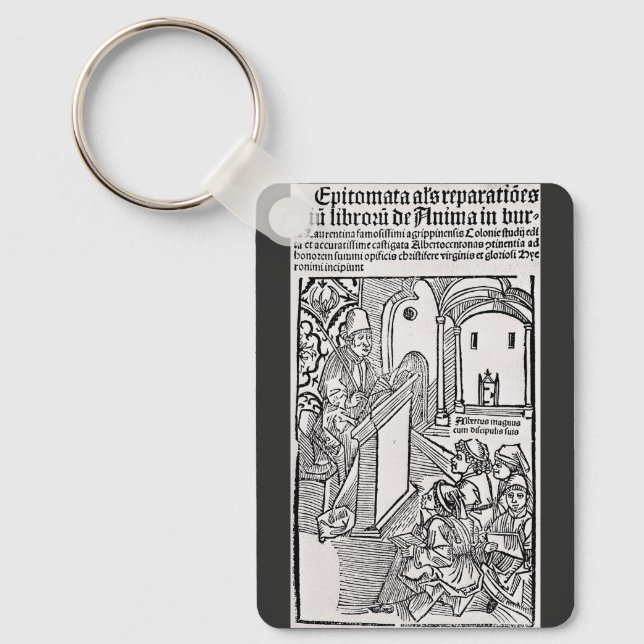 Saint Albertus Magnus Doctor of the Church Key Ring (Front)