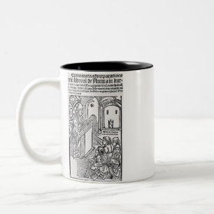 Saint Albertus Magnus Doctor of the Church Two-Tone Coffee Mug